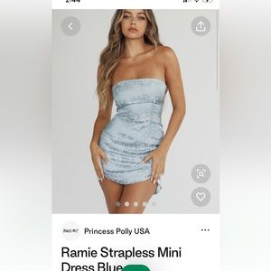 Brand new Princess Polly mini dress never worn only tried on!